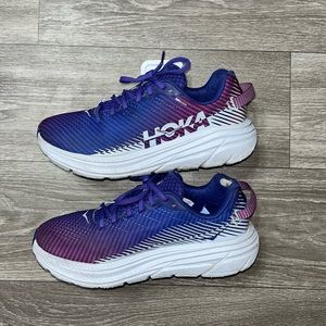 Hoka One One rincon 2 purple Blue womens size 8